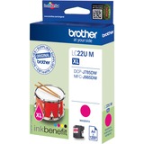 Brother LC-22UM blækpatron Original Højt (XL) udbytte Magenta Højt (XL) udbytte, Pigmentbaseret blæk, 1200 Sider