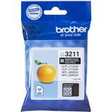 Brother LC-3211BK blækpatron Original Standard udbytte Sort Standard udbytte, Pigmentbaseret blæk, 200 Sider