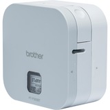 Brother PT-P300BT etiketprinter Direkte termisk 180 x 180 dpi 20 mm/sek. TZe Bluetooth Hvid, TZe, Direkte termisk, 180 x 180 dpi, 20 mm/sek., AAA, Hvid