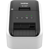 Brother QL-800 etiketprinter Direkte termisk Farve 300 x 600 dpi Ledningsført DK grå/Sort, DK, Direkte termisk, 300 x 600 dpi, 148 mm/sek., Ledningsført, Sort, Grå