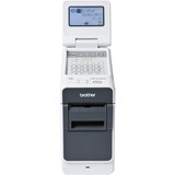 Brother TD-2130N etiketprinter Direkte termisk 300 x 300 dpi 152,4 mm/sek. Ledningsført Ethernet LAN Hvid/grå, Direkte termisk, 300 x 300 dpi, 152,4 mm/sek., Ledningsført, Sort, Grå