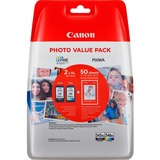 Canon 8286B006 blækpatron 2 stk Original Højt (XL) udbytte Sort, Blå, Gul, Magenta Højt (XL) udbytte, Pigmentbaseret blæk, 8 ml, 9 ml, 2 stk, Multipakke