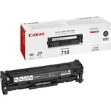 Canon CRG-718 Bk tonerpatron 1 stk Original Sort 3400 Sider, Sort, 1 stk