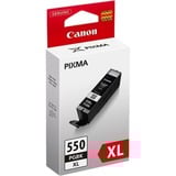 Canon PGI-550PGBK XL blækpatron 1 stk Original Højt (XL) udbytte Sort Højt (XL) udbytte, Sort, Pigmentbaseret blæk, 1 stk, 500 Sider, Enkelt pakke, Detail