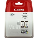 Canon PG-545/CL-546 blækpatron 2 stk Original Standard udbytte Sort, Blå, Magenta, Gul Standard udbytte, Sort, Blå, Magenta, Gul, 2 stk, Multipakke