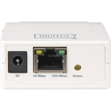 Digitus DN-13001-1 printserver Ethernet LAN Hvid, Printernetkortet Hvid, Hvid, LAN, Status, Taiwan, Ethernet LAN, IEEE 802.3, IEEE 802.3u, 10,100 Mbit/s