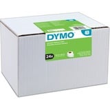 Dymo Ægte LabelWriter-adresselabels | 28 mm x 89 mm | 24 ruller med 130 let-aftrækkelige labels (3120 labels) | Selvklæbende | til LabelWriter-labelmaskiner, Etiket Hvid, Selvklæbende printeretiket, Papir, Permanent, Rektandel, LabelWriter