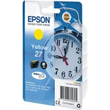 Epson Alarm clock C13T27044012 blækpatron 1 stk Original Standard udbytte Gul Standard udbytte, Pigmentbaseret blæk, 3,6 ml, 300 Sider, 1 stk