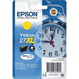 Epson Alarm clock C13T27144012 blækpatron 1 stk Original Højt (XL) udbytte Gul Højt (XL) udbytte, Pigmentbaseret blæk, 10,4 ml, 1100 Sider, 1 stk