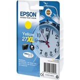 Epson Alarm clock C13T27144012 blækpatron 1 stk Original Højt (XL) udbytte Gul Højt (XL) udbytte, Pigmentbaseret blæk, 10,4 ml, 1100 Sider, 1 stk