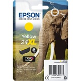 Epson Elephant C13T24344012 blækpatron 1 stk Original Højt (XL) udbytte Gul Højt (XL) udbytte, Pigmentbaseret blæk, 8,7 ml, 740 Sider, 1 stk