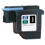HP 11 printhoved, Skrivehovedet HP Business Inkjet 1000, 1100, 1200, 2300, 2600, 2800 HP DesignJet 100plus, 110plus Printer , 111,..., Sort, C4810A, 110 mm, 25,9 mm, 148,1 mm, Detail