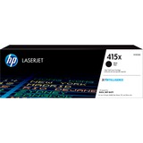 HP 415X Original LaserJet-tonerpatron med høj kapacitet, sort sort, 7500 Sider, Sort, 1 stk