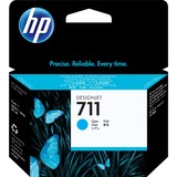 HP 711 DesignJet-blækpatron med 29 ml, cyan cyan, Pigmentbaseret blæk, 1 stk