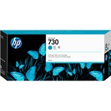 HP 730 300-ml Cyan DesignJet Ink Cartridge, Blæk Farvebaseret blæk, 300 ml, 1 stk
