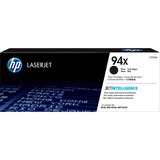 HP 94X Original LaserJet-tonerpatron med høj kapacitet, sort sort, 2800 Sider, Sort, 1 stk