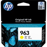 HP 963 Original Ink-blækpatron, gul gul, Standard udbytte, Pigmentbaseret blæk, 10,7 ml, 700 Sider, 1 stk