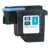 HP HPC4811A printhoved Termisk inkjet, Skrivehovedet HP Business Inkjet 1000, 1100, 1200, 2300, 2600, 2800 HP DesignJet 100plus, 110plus Printer , 111,..., Termisk inkjet, Blå, C4811A, Singapore, 110 mm, Detail