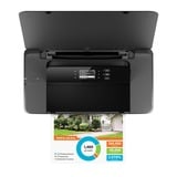 HP Officejet 200 Mobile Trådløst Farve Printer, Ink-jet printer Sort, Farve, 2, 4800 x 1200 dpi, A4, 500 sider pr. måned, 10 sider pr. minut