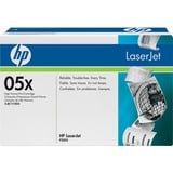 HP Original 05X LaserJet-tonerpatron med høj kapacitet, sort Sort, sort, 6500 Sider, Sort, 1 stk, Detail