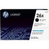 HP Original 26X LaserJet-tonerpatron med høj kapacitet, sort sort, 9000 Sider, Sort, 1 stk