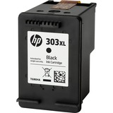 HP Original 303XL-blækpatron med høj kapacitet, sort sort, Højt (XL) udbytte, Pigmentbaseret blæk, 12 ml, 600 Sider, 1 stk, Enkelt pakke