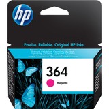 HP Original 364-blækpatron, magenta magenta, Standard udbytte, Farvebaseret blæk, 300 Sider, 1 stk, Detail