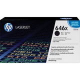 HP Original 646X LaserJet-tonerpatron med høj kapacitet, sort sort, 17000 Sider, Sort, 1 stk