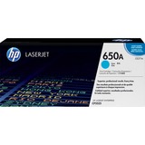 HP Original 650A LaserJet-tonerpatron, cyan cyan, 15000 Sider, Blå, 1 stk