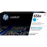 HP Original 656X LaserJet-tonerpatron med høj kapacitet, cyan cyan, 22000 Sider, Blå, 1 stk