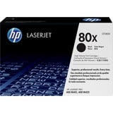 HP Original 80X LaserJet-tonerpatron med høj kapacitet, sort sort, 6900 Sider, Sort, 1 stk