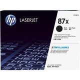 HP Original 87X LaserJet-tonerpatron med høj kapacitet, sort sort, 18000 Sider, Sort, 1 stk