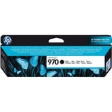 HP Original 970-blækpatron, sort sort, Standard udbytte, Sort, Pigmentbaseret blæk, 56,5 ml, 1 stk, 3000 Sider, Detail