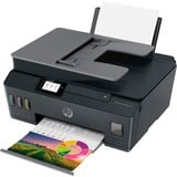 HP Smart Tank Plus 570 Trådløst All-in-One Farve Printer, Kopimaskine, scanner, Multifunktionsprinter antracit, Kopimaskine, scanner, Termisk inkjet, Farveudskrivning, 4800 x 1200 dpi, A4, Direkte udskrivning, Sort, Grå