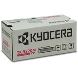 Kyocera TK-5220M tonerpatron 1 stk Original Magenta 1200 Sider, Magenta, 1 stk