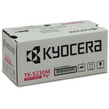 Kyocera TK-5230M tonerpatron 1 stk Original Magenta 2200 Sider, Magenta, 1 stk