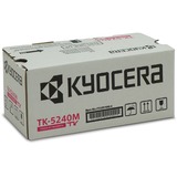 Kyocera TK-5240M tonerpatron 1 stk Original Magenta 3000 Sider, Magenta, 1 stk