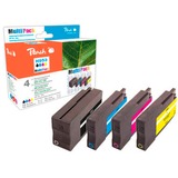 Peach PI300-721 blækpatron 3 stk Original Sort, Blå, Magenta, Gul Sort, Blå, Magenta, Gul, Pigmentbaseret blæk, Pigmentbaseret blæk, 3 stk