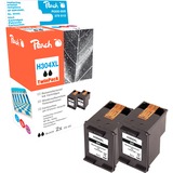 Peach PI300-805 blækpatron 2 stk Kompatibel Højt (XL) udbytte Sort Højt (XL) udbytte, 11 ml, 530 Sider, 2 stk, Multipakke
