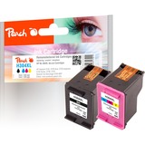 Peach PI300-808 blækpatron 2 stk Højt (XL) udbytte Sort, Blå, Magenta, Gul Højt (XL) udbytte, Pigmentbaseret blæk, Farvebaseret blæk, 11 ml, 13 ml, 2 stk