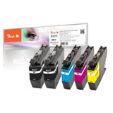 Peach PI500-267 blækpatron 5 stk Kompatibel Sort, Blå, Magenta, Gul 8,6 ml, 12,9 ml, 850 Sider, 1375 Sider, 5 stk, Multipakke