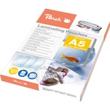 Peach PP525-03 lamineringsfilm A5 100 stk A5, Transparent, 100 stk