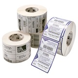 Zebra Z-Ultimate 3000T Hvid Selvklæbende printeretiket Hvid, Hvid, Selvklæbende printeretiket, Udstanset etiket, Rulle, Polyester, Termisk overførsel