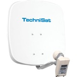 TechniSat DigiDish 45 10.7 - 12.75GHz Hvid satellitantenne, Parabol Hvid, 10,7 - 12,75 GHz, 950 - 1950 / 1100 - 2150, 32,2 dBi, 45 cm, Hvid, Aluminium