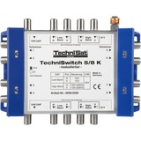 TechniSat TechniSwitch 5/8 K Grå, Gul, Multi switch Sølv/Blå, Grå, Gul, 171 mm, 33,2 mm, 126 mm, 374 g, 175 mm