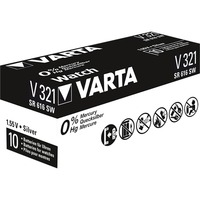 VARTA 48031 husholdningsbatteri Engangsbatteri SR616SW Sølvoxid (S) Sølv, Engangsbatteri, SR616SW, Sølvoxid (S), 1,55 V, 1 stk, 13 mAh