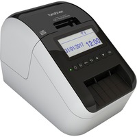 Brother QL-820NWBC etiketprinter Direkte termisk Farve 300 x 600 dpi 176 mm/sek. Kabel & trådløs Ethernet LAN DK Wi-Fi Bluetooth Sort/Hvid, DK, Direkte termisk, 300 x 600 dpi, 176 mm/sek., Farve, Kabel & trådløs