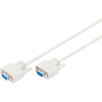 Digitus Serielt dataoverførselsforbindelseskabel, D-Sub9 (stik) > D-Sub9 (stik) Beige
