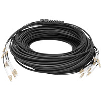 Digitus Universelt breakout fiberkabel, duplex, LC/UPC stik, multimode OM4 Sort