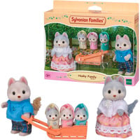 EPOCH Sylvanian Families - Husky Familie, Bygge legetøj 